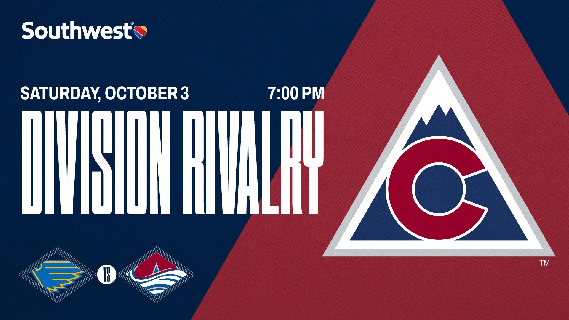 Colorado Avalanche vs St. Louis Division Rivalry game