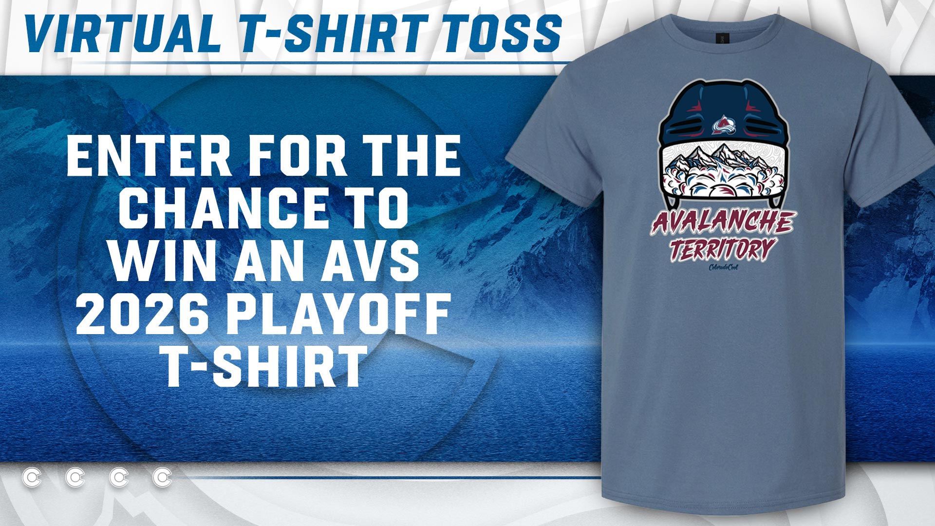 Avs Playoff T-Shirt Toss