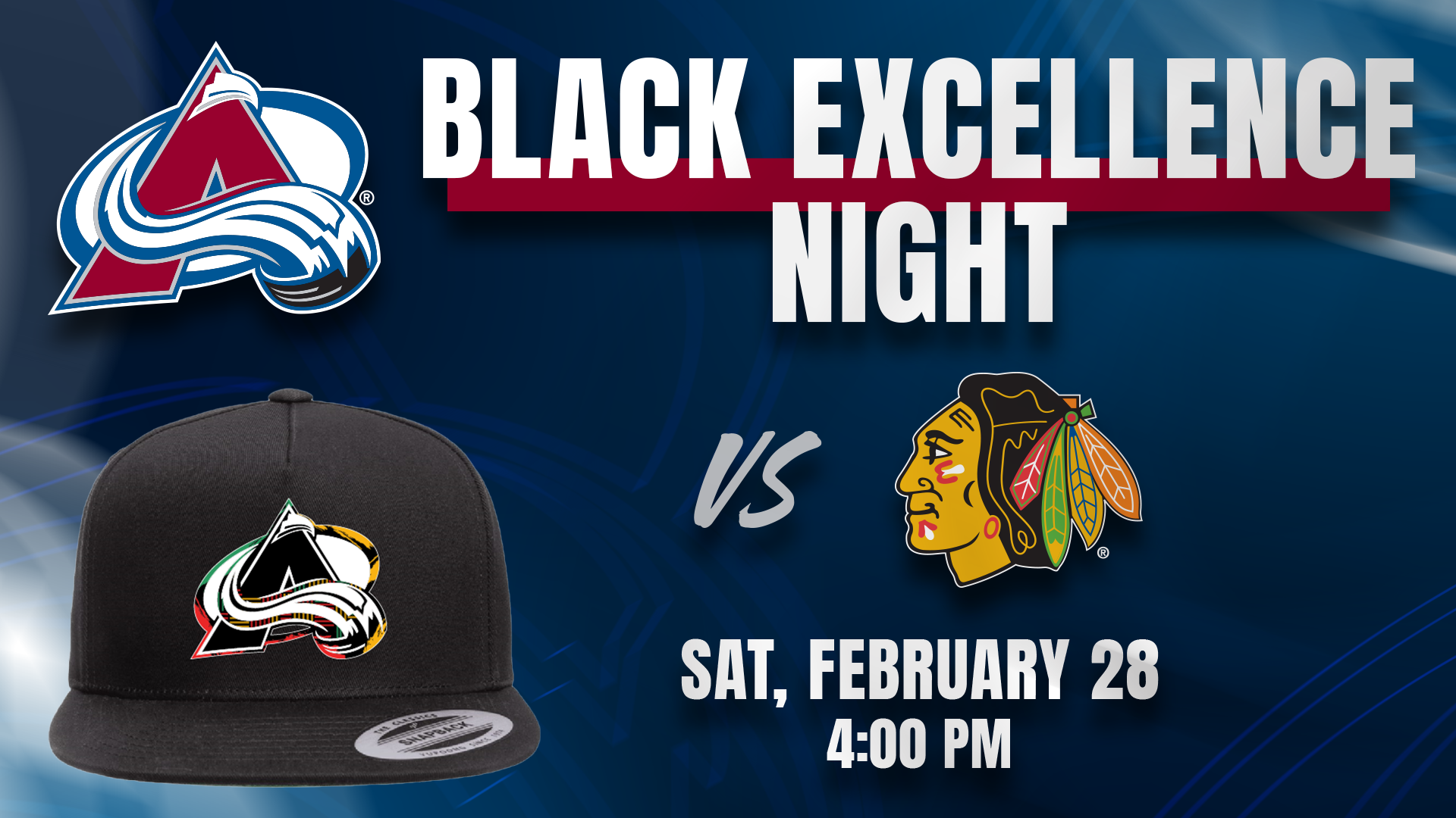 Black Excellence Night Avalanche vs Chicago