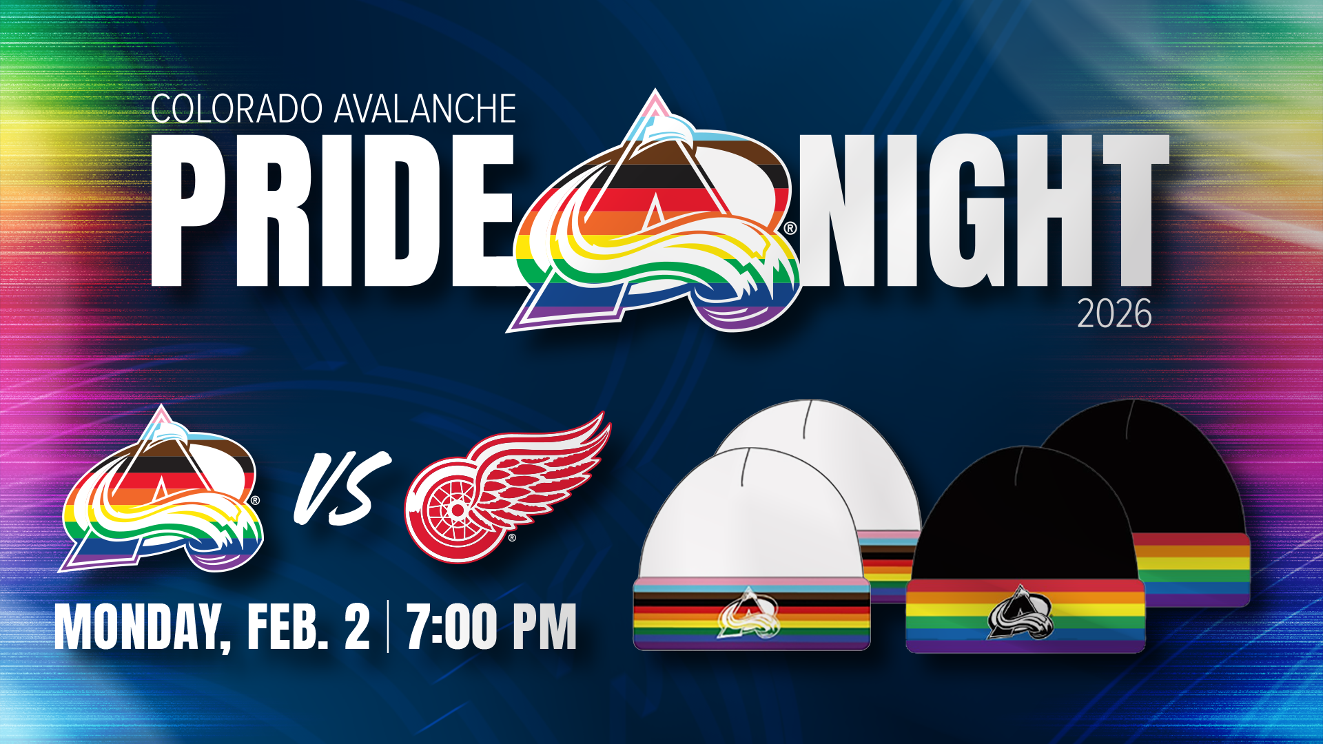Pride Night Avalanche vs Detroit