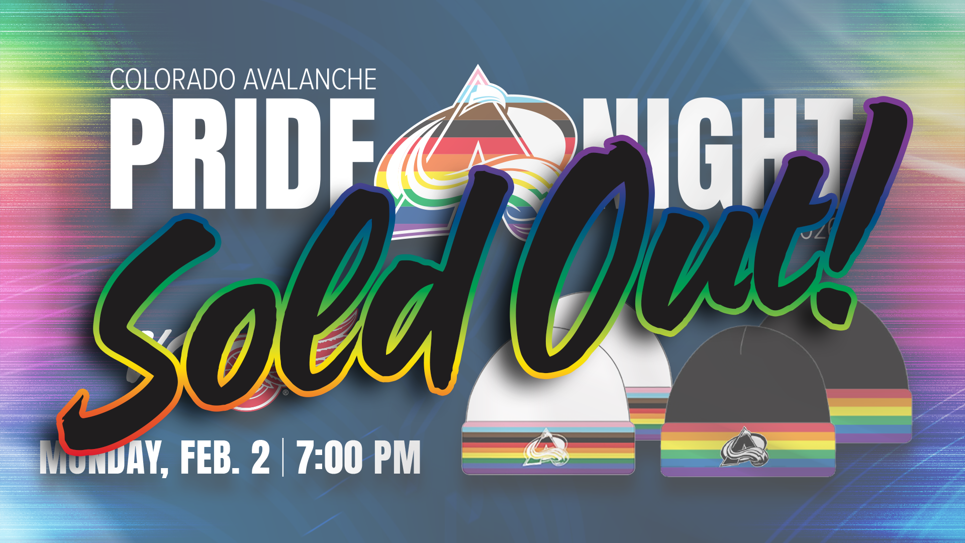 Pride Night Avalanche vs Detroit