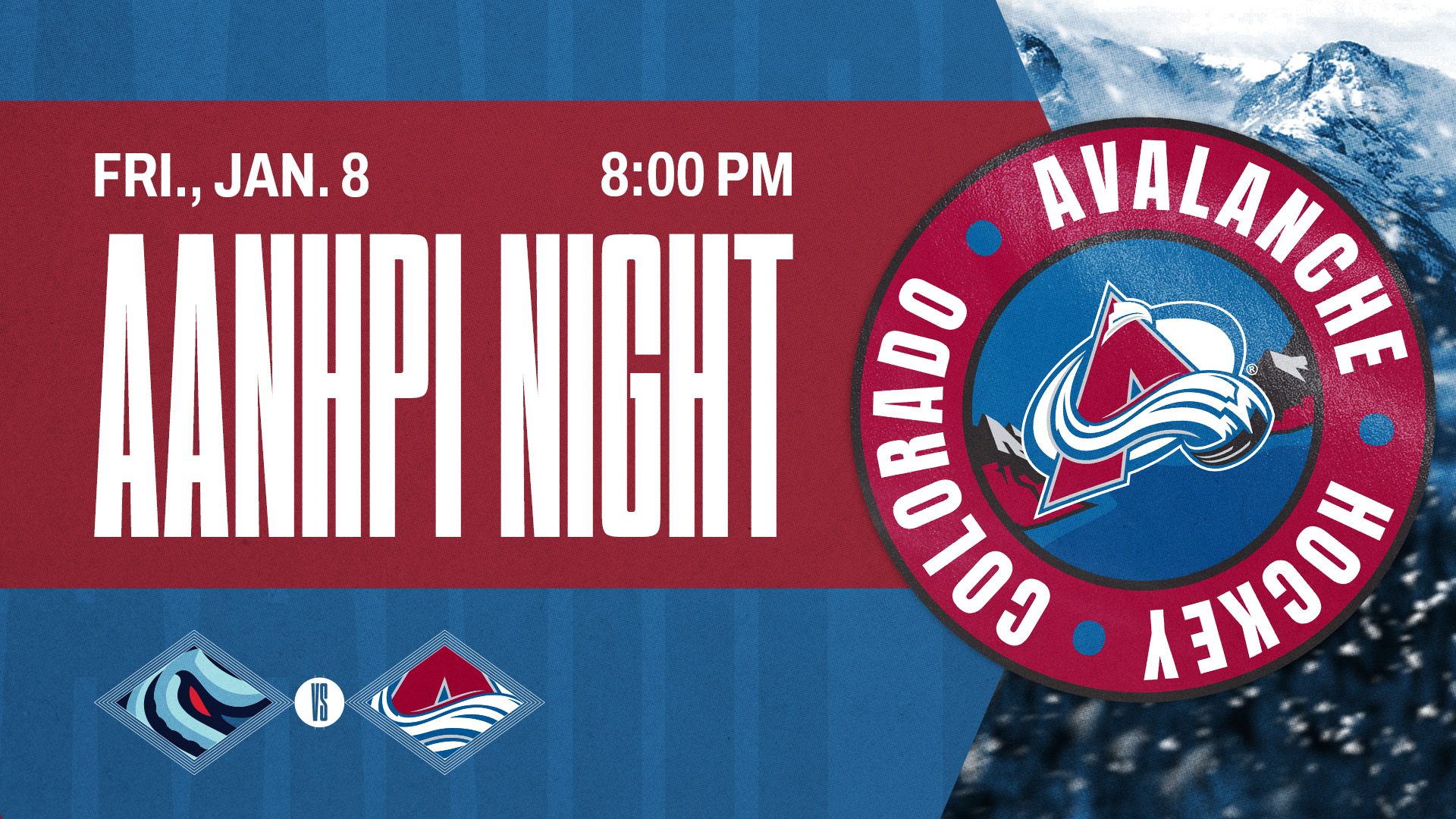AANHPI Night Hello Kitty - Colorado Avalanche vs. Seattle