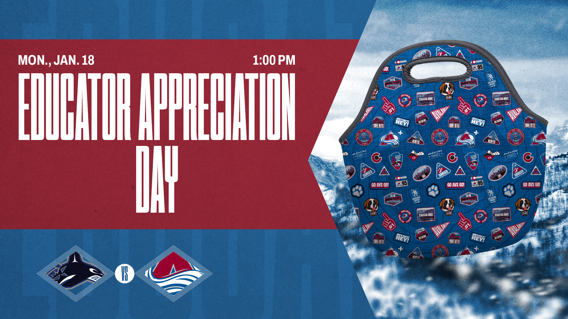 Educator Appreciation Day - Colorado Avalanche vs. Vancouver