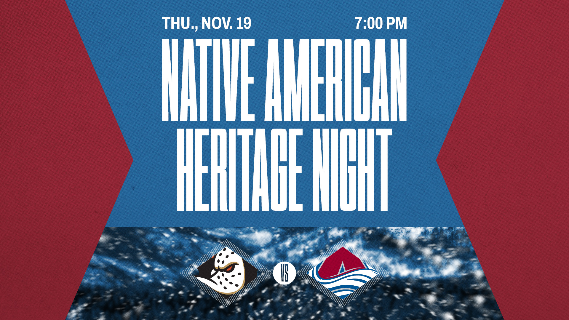 Native American Heritage Night - Colorado Avalanche vs. Anaheim