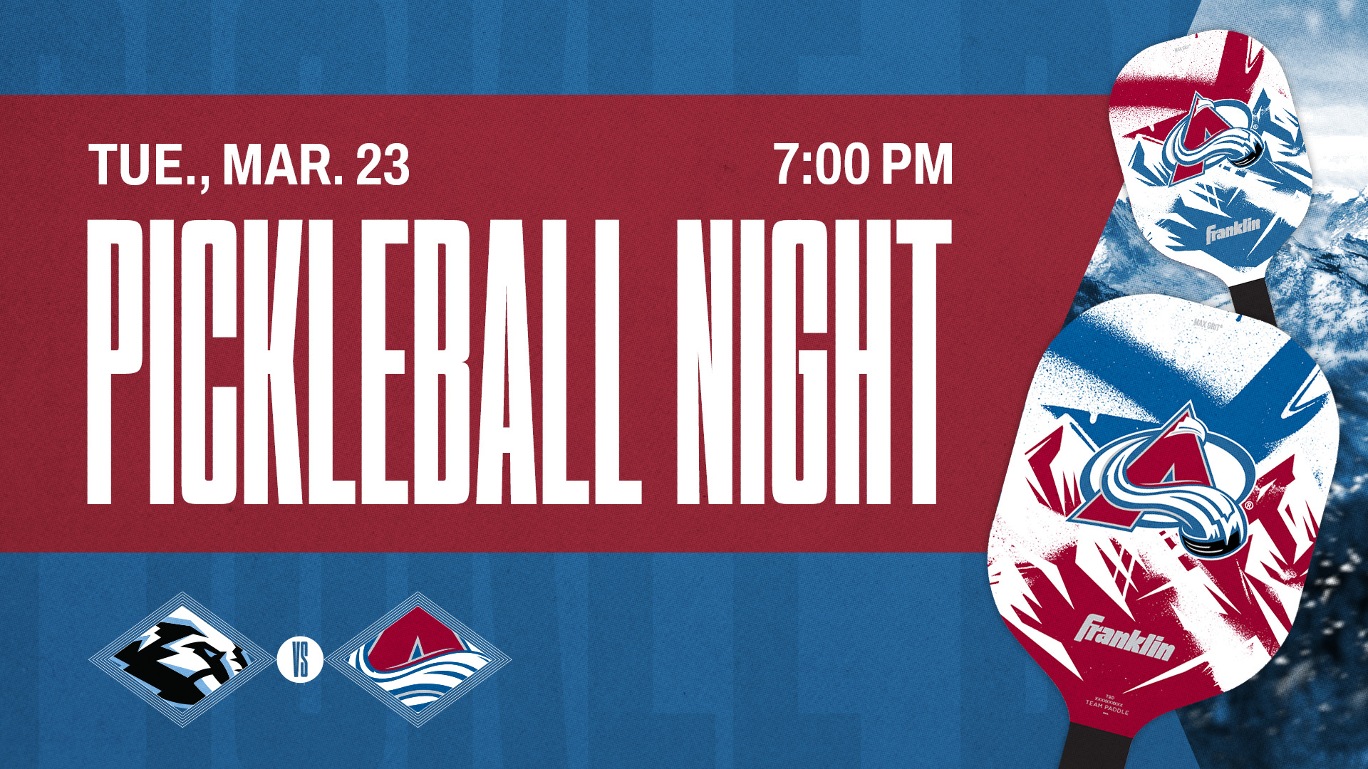 Pickleball Night - Colorado Avalanche vs. Utah
