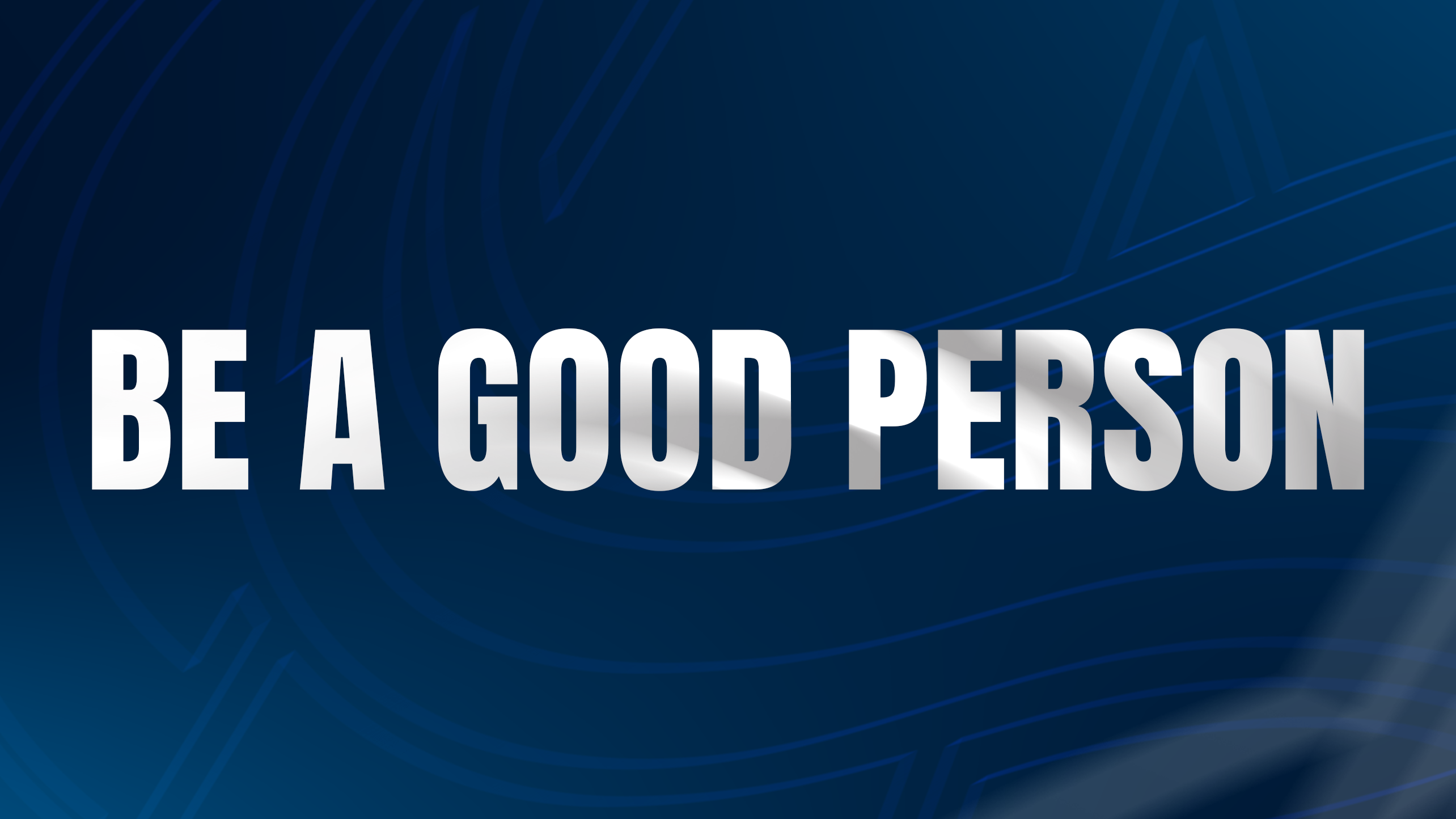 Be A Good Person Night Avalanche vs New Jersey